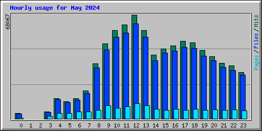 Hourly usage for May 2024