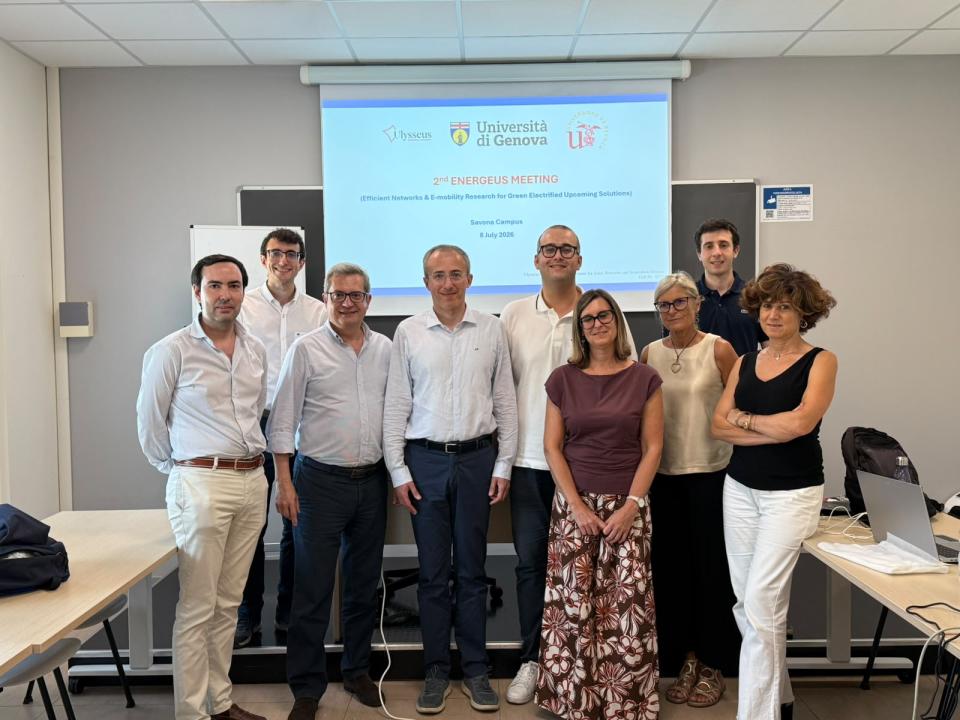 Investigadores de la EPS en el campus de Savona